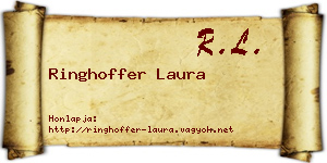 Ringhoffer Laura névjegykártya